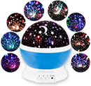 Axooms  Romantic Night Light Projector for Kids and Toddlers, USB Sleep Light, Purple LED Lamp - BZ_ST_LMP