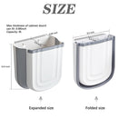 Axooms Collapsible Hanging Kitchen Trash Can, 2.4-Gallon Cabinet Door Bin