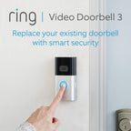 Ring Video Doorbell Rechargable Battery Powerd