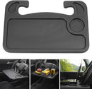 Axooms Multi-Function Car Steering Wheel Laptop Desk and Food Tray, Portable Tablet and Notebook Holder, Black ABS Plastic