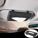 Axooms Black PU Leather Car Tissue Holder, Sun Visor, Rear Seat, and Door Mount