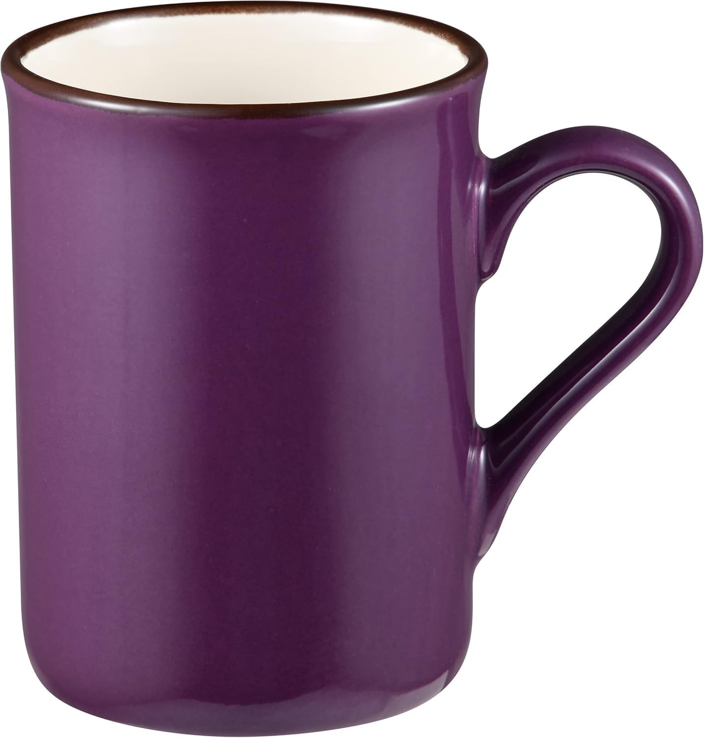 Axooms 5-Piece Stoneware Mug Set with Chrome Stand — 4 Colorful 280 ml Mugs for Coffee & Tea