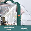 Axooms Portable Skincare Organizer, Water- and Dust-Resistant Cosmetics Display and Storage Case with Drawers for Bathroom, Bedroom and Vanity