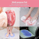 Axooms Shower Foot Scrubber & Massage Mat with Non-Slip Suction Cups for Exfoliation, Foot Care, Circulation & Pain Relief