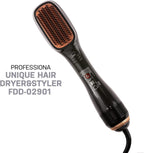 Joy Professional 2 in 1 Hot Air Styling Comb, Air Styling & Drying System, Multi Style Hair Styling Brush, Hair Dryer and Hair Straightener