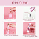 Axooms 4-Pack Refillable 5 ml Perfume Atomizer Spray Bottles with Zippered Pouch, Travel-Size, Assorted Colors