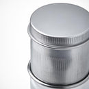 Axooms CITRONHAJ Glass Spice Grinder 15cm – Ceramic Grinding Mechanism & Stainless Steel Top