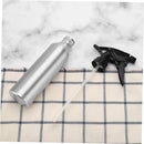 Axooms Refillable Water Spray Bottle - Aluminum Alloy 300ml Silver (Pack of 3)