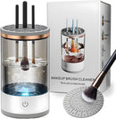 Axooms Electric Makeup Brush Cleaner Machine, USB Portable Make up Brush Cleaner for All Size Makeup Brush Multi Functional Tool for Automatic Cleaning, Drying, and Storage Great Gift for Women