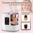 Axooms 3-in-1 Electric Makeup Brush Cleaner and Dryer with Silicone Bowl, USB-Powered, Includes Drying Rack
