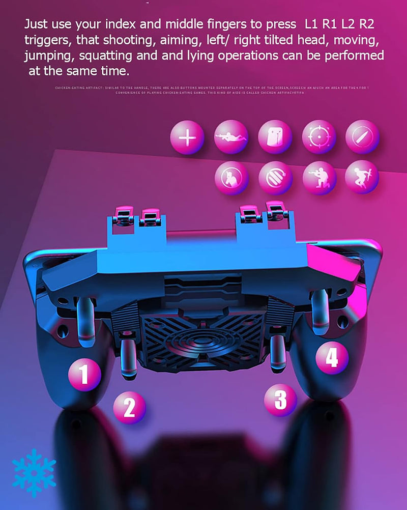 Mobile Phone Controller with Fast Cooling Fan