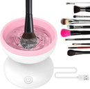 Axooms Pink Electric Silicone Makeup Brush Cleaner