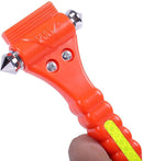 Axooms Car Window Breaker Tool, 2-Pack, Seat Belt Cutter and Glass-Breaking Safety Hammer, Orange