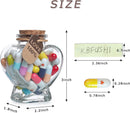Axooms Capsule Letter Message in a Bottle - Cute Capsule Love Letter Gift for Friend/Girlfriend - Message Pills for Valentine's Day, Birthday, Mother's Day Gift (Mixed Colors 50 Pieces)