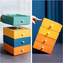 Axooms Stackable Plastic Storage Drawers, Desktop Organizer for Cosmetics, Makeup and Jewelry (Multicolor)