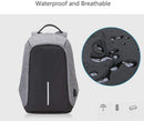 Axooms Anti-Theft Water-Resistant Laptop Travel Bag with Large Storage Capacity and USB Phone Charging Port