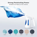 HiLIFE Steamer for Clothes, Portable Handheld Clothing Steamer, 240ml Big Capacity, 700W, Strong Power, Fabric Quick Wrinkle Remover with Brush for Home, Office(ONLY 120V) -Blue