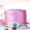 Axooms Thermal Hair Care Spa Cap with Steam and Nourishing Heat, Pink