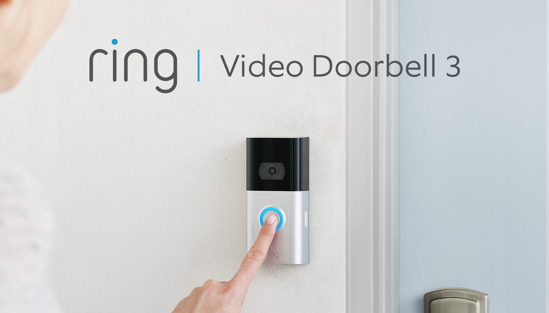 Ring Video Doorbell Rechargable Battery Powerd