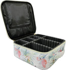 Axooms Cosmetics Storage Bag with Adjustable Compartments, Black, 25 × 22 × 9 cm