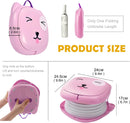 Axooms Portable Foldable Travel Potty for Toddlers, Toilet Training for Boys and Girls, Indoor and Outdoor, Pink