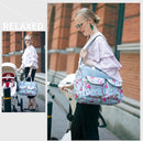 Axooms Large Multifunctional Shoulder Bag for Moms, Baby Essentials
