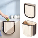 Axooms Collapsible Hanging Kitchen Trash Can, 2.4-Gallon Cabinet Door Bin
