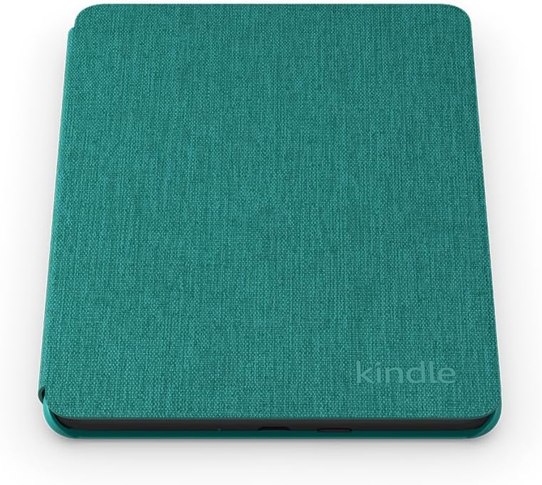 Fabric Cover for Kindle Paperwhite (2024) & Paperwhite Signature Edition (2024) — Slim, Water-Safe, Magnetic Wake/Sleep — Black | Raspberry | Jade