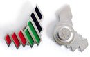 Axooms Metal UAE National Emblem Badge - Spirit of the Union