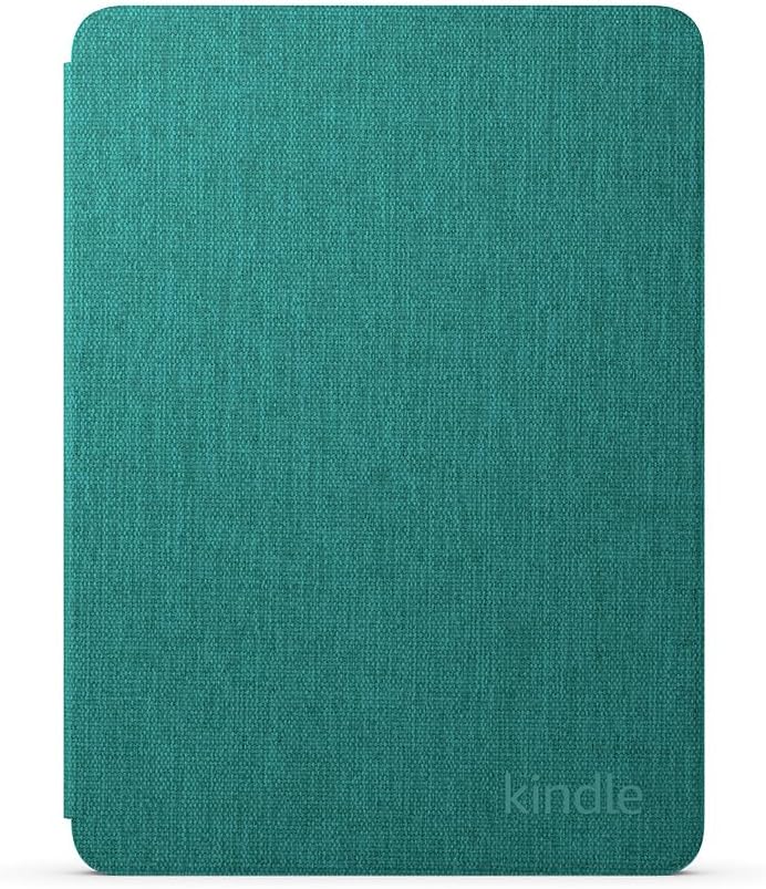 Fabric Cover for Kindle Paperwhite (2024) & Paperwhite Signature Edition (2024) — Slim, Water-Safe, Magnetic Wake/Sleep — Black | Raspberry | Jade