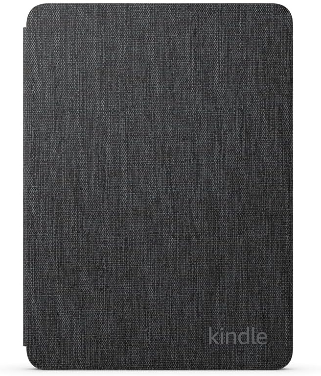 Fabric Cover for Kindle Paperwhite (2024) & Paperwhite Signature Edition (2024) — Slim, Water-Safe, Magnetic Wake/Sleep — Black | Raspberry | Jade