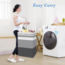 Axooms Foldable Laundry Basket, Large Laundry Bag with Carry Handles, Collapsible Storage Basket for Toys, Clothes & Bedroom