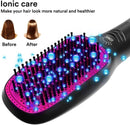 Axooms 3-in-1 Hair Dryer Brush and Straightener, 1200 W Ceramic Tourmaline Ionic Hot Air Styler with 3 Heat Settings and 2 Speeds