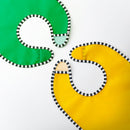 Axooms Green and Yellow Bib, 2-Pack - Green Finch