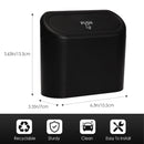 Axooms Car Trash Can with Lid, Mini Auto Garbage Bin Organizer, Automotive Storage Container, Suitable for Vehicle, Home, and Office