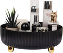 Axooms 360° Rotating Perfume and Makeup Organizer Tray, Large, Ivory White