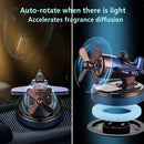 Axooms Solar-Powered Rotating Helicopter Car Air Freshener with Aromatherapy Diffuser, Long-Lasting Cologne Scent, Unique Car Interior Decor Accessory