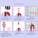 Axooms Facial Ice Cube Roller with Spray Nozzle, Face and Eye Skincare Massage Tool to Remove Fine Eye Lines and Enhance Natural Glow (Spray Ice Cube, Purple)