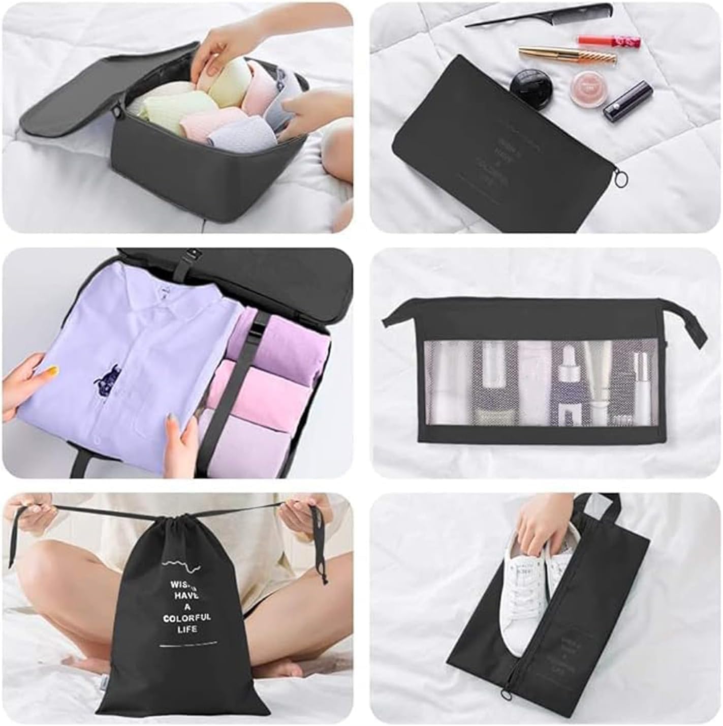Packing Cube Set for Travel