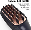 Axooms 2-in-1 1200W Hair Styling Brush, Rotating Volumizer, Negative Ionic Hair Dryer and Hot Air Straightening Brush
