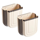 Axooms Collapsible Hanging Kitchen Trash Can, 2.4-Gallon Cabinet Door Bin