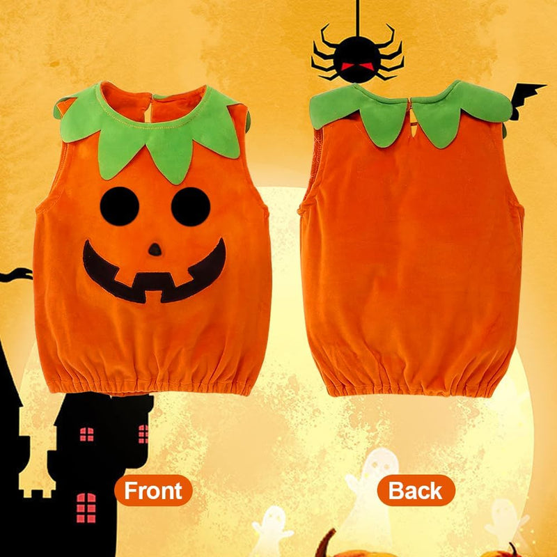 Kids Pumpkin Costume with Pumpkin Hat