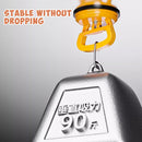 Axooms 3-Piece Car Dent Puller Kit, 1 Large Orange (4.5 in) + 2 Small Yellow (2.2 in) Suction Cups