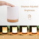 Axooms Night Light, LED Portable Bedside Table Lamp, USB Rechargeable, Touch & Remote Control Dimmable Light, RGB Color Changing, Portable Lamp for Bedroom, Living Room, Camping
