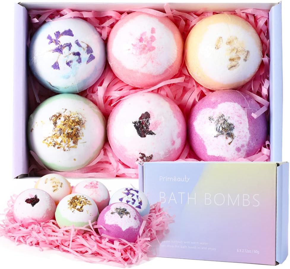 Bath Bombs Gift Set for Men Women - 12 PCS