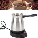 Axooms 600W Electric Turkish Coffee Maker with 600ml Stainless Steel Pot – Multifunctional for Espresso, Tea & Milk, Anti-Burn Comfortable Handle