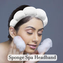 Axooms Soft Terry-Cloth Spa Headband for Face Washing, Makeup, and Skincare, Non-Slip Puffy Hair Band