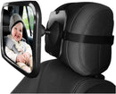 Axooms Back Seat Safest Frame Shatterproof Baby Mirror for Car Rear View Baby Car Seat Mirror to See Rear Facing Infants and Babies Baby Car Mirror Backseat Mirror for Baby - Ensure Travel Safety