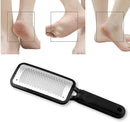 Axooms Stainless Steel Foot File & Callus Remover, Pedicure Foot Scrubbing Tools, 3-Piece Pack, Black