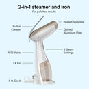 Conair Handheld Garment Steamer for Clothes, Turbo ExtremeSteam 1875W Fabric Steamer, Portable Handheld Design, Strong Penetrating Steam, Amazon Exclusive, Purple